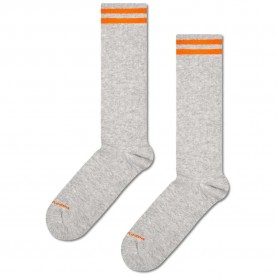 чорапи,мъжки,чорапи,happy,socks,solid,sneaker,crew,socks,3,pairs,grey