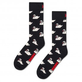 чорапи,мъжки,чорапи,happy,socks,swan,crew,socks,black