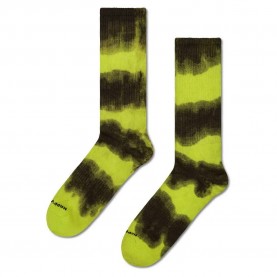 чорапи,мъжки,чорапи,happy,socks,tie,dye,stripe,sneaker,crew,socks,light,green