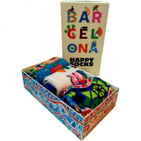 чорапи,мъжки,чорапи,happy,socks,barcelona,gift,set,socks,3,pairs,multicolor