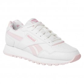 Юношески маратонки Reebok classics Glide Junior trainers - White (White / Frostedberry / Dustyrose) юношески,маратонки,мъжки,маратонки,дамски,маратонки,reebok,classics,glide,junior,trainers,white,(white,frostedberry,dustyrose)