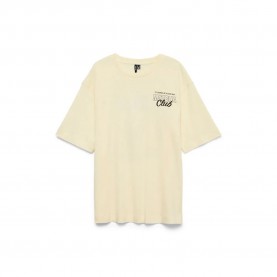 тениска,дамски,тениски,vero,moda,laura,short,sleeve,t,shirt,transparent,yellow,matcha,club,(yellow)