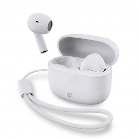 слушалки,слушалки,nedis,hpbt2400wt,wireless,earphones,white