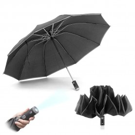 чадър,чадъри,innovagoods,reverse,close,folding,umbrella,with,led,multicolor,(grey)