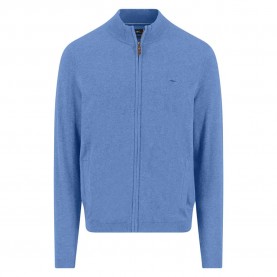 Блуза Fynch hatton 1509327 full zip sweater - Blue (Crystal Blue) блуза,мъжки,пуловери,fynch,hatton,1509327,full,zip,sweater,blue,(crystal,blue)