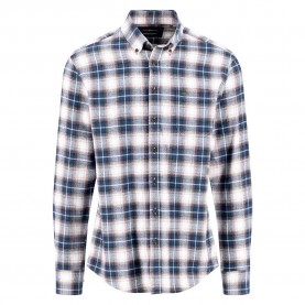 Риза с дълъг ръкав Fynch hatton 15095560 long sleeve shirt - Blue (Dark Leaf) риза,с,дълъг,ръкав,мъжки,ризи,fynch,hatton,15095560,long,sleeve,shirt,blue,(dark,leaf)