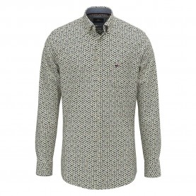 Риза с дълъг ръкав Fynch hatton 15098930 long sleeve shirt - Green / Grey (Dark Leaf) риза,с,дълъг,ръкав,дамски,ризи,мъжки,ризи,fynch,hatton,15098930,long,sleeve,shirt,green,grey,(dark,leaf)