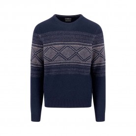 Блуза Fynch hatton 1510307 sweater - Blue (Navy) блуза,мъжки,пуловери,fynch,hatton,1510307,sweater,blue,(navy)