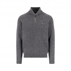 Блуза Fynch hatton 1510346 half zip sweater - Grey (Steel) блуза,мъжки,пуловери,fynch,hatton,1510346,half,zip,sweater,grey,(steel)