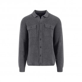 Жилетка Fynch hatton 1510807 cardigan - Grey (Steel) жилетка,мъжки,пуловери,fynch,hatton,1510807,cardigan,grey,(steel)