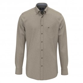 Риза с дълъг ръкав Fynch hatton 15108290 long sleeve shirt - Beige (Dark Chocolate) риза,с,дълъг,ръкав,дамски,ризи,мъжки,ризи,fynch,hatton,15108290,long,sleeve,shirt,beige,(dark,chocolate)