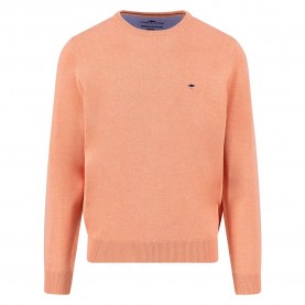 Блуза Fynch hatton 1514210 sweater - Orange (Peach) блуза,мъжки,пуловери,fynch,hatton,1514210,sweater,orange,(peach)