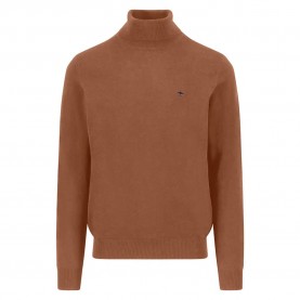 блуза,мъжки,пуловери,дамски,пуловери,fynch,hatton,1514217,high,neck,sweater,brown,(hazel)