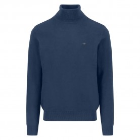 блуза,мъжки,пуловери,дамски,пуловери,fynch,hatton,1514217,high,neck,sweater,blue,(night)