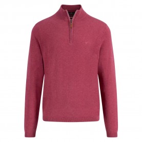 блуза,мъжки,пуловери,fynch,hatton,1514316,half,zip,sweater,pink,(berry)