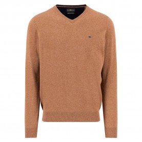 блуза,мъжки,пуловери,дамски,пуловери,fynch,hatton,1514801,v,neck,sweater,brown,(hazel)