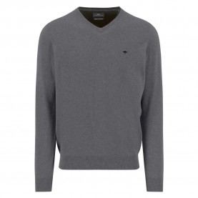 блуза,мъжки,пуловери,fynch,hatton,1514801,v,neck,sweater,grey,(steel)