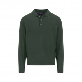 Fynch hatton 1514804 long sleeve polo - Green (Dark Ivy) дамски,блузи,с,яка,мъжки,блузи,с,яка,fynch,hatton,1514804,long,sleeve,polo,green,(dark,ivy)