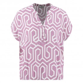 Fynch hatton 25071737 short sleeve blouse - Pink (Mauve Rose) дамски,блузи,fynch,hatton,25071737,short,sleeve,blouse,pink,(mauve,rose)