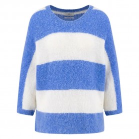 Блуза Fynch hatton 25087411 sweater - Blue (Azur Blue) блуза,дамски,пуловери,дамски,плетени,дрехи,fynch,hatton,25087411,sweater,blue,(azur,blue)