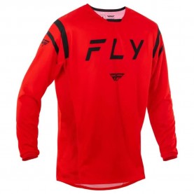 блуза,с,дълъг,ръкав,мъжки,тениски,дамски,тениски,fly,racing,kinetic,center,long,sleeve,jersey,red,(red,black)
