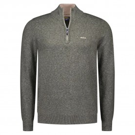 блуза,мъжки,пуловери,nza,new,zealand,25hn414,half,zip,sweater,bottle,green,melange