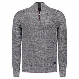 блуза,мъжки,пуловери,nza,new,zealand,25hn472,half,zip,sweater,icon,navy,melange