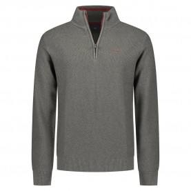 блуза,мъжки,пуловери,nza,new,zealand,25hn478,half,zip,sweater,army,grey,melange