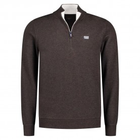 блуза,мъжки,пуловери,nza,new,zealand,25kn301,half,zip,sweatshirt,hazel,melange