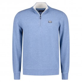 блуза,мъжки,пуловери,nza,new,zealand,25kn301,half,zip,sweatshirt,river,blue,melange