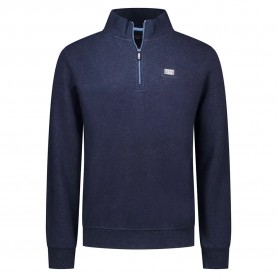 блуза,мъжки,пуловери,nza,new,zealand,25kn315,half,zip,sweatshirt,classic,navy,melange