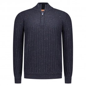 блуза,мъжки,пуловери,nza,new,zealand,25kn495,half,zip,sweater,classic,navy,melange