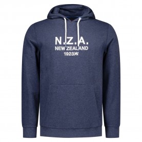 Суичър Nza new zealand 25MN320 hoodie - Blue (Lake Navy Melange) суичър,мъжки,пуловери,nza,new,zealand,25mn320,hoodie,blue,(lake,navy,melange)