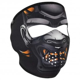 други,аксесоари,zan,headgear,horned,demon,full,face,mask,black,blue,orange,(black)