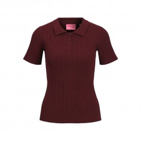 дамски,блузи,с,яка,jack,&,jones,hadley,tight,jjxx,short,sleeve,polo,cabernet,(red)