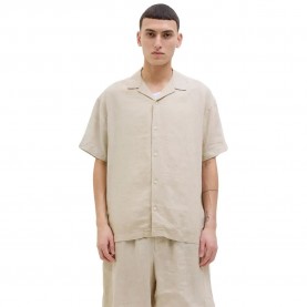 риза,с,къс,ръкав,мъжки,ризи,jack,&,jones,lawrence,linen,short,sleeve,shirt,silver,lining,(beige)