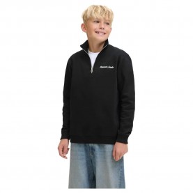 блуза,детски,блузи,jack,&,jones,norrebro,emb,half,zip,sweatshirt,black