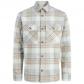 риза,с,дълъг,ръкав,мъжки,ризи,jack,&,jones,rayle,melange,long,sleeve,shirt,ermine,(beige)