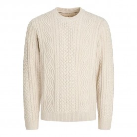 блуза,мъжки,пуловери,jack,&,jones,sean,sweater,beige,(silver,lining,detail,melange)