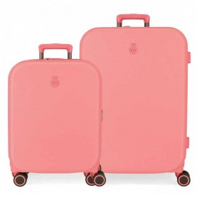 куфари,enso,annie,37,79l,trolley,bag,coral,(pink)