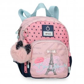 юношеска,раница,раници,enso,bonjour,3l,junior,backpack,pink,light,blue,multicolor,(pink)