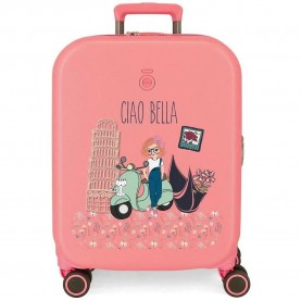 куфари,enso,ciao,bella,37l,trolley,bag,coral,(pink)