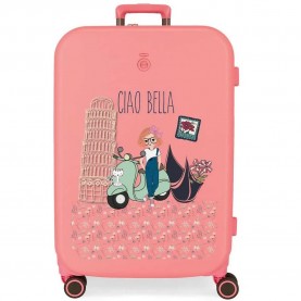 куфари,enso,ciao,bella,79l,trolley,bag,coral,(pink)