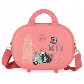 несесер,тоалетни,принадлежности,enso,ciao,bella,wash,bag,coral,(pink)
