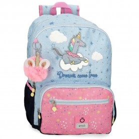 юношеска,раница,раници,enso,dreams,come,true,24l,junior,backpack,blue,pink,multicolor,(blue)