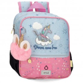 юношеска,раница,раници,enso,dreams,come,true,6l,junior,backpack,blue,pink,multicolor,(blue)