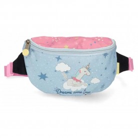 чанта,всички,чанти,enso,dreams,come,true,waist,bag,blue,pink,multicolor,(blue)
