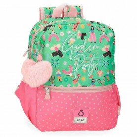 юношеска,раница,раници,enso,garden,party,10l,junior,backpack,pink,green,(green,pink)