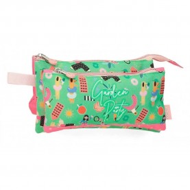 канцеларски,принадлежности,enso,garden,party,210064406050,pencil,case,pink,green,(green)