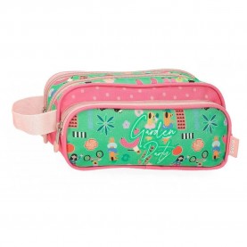 канцеларски,принадлежности,enso,garden,party,210064407050,pencil,case,pink,green,(green)
